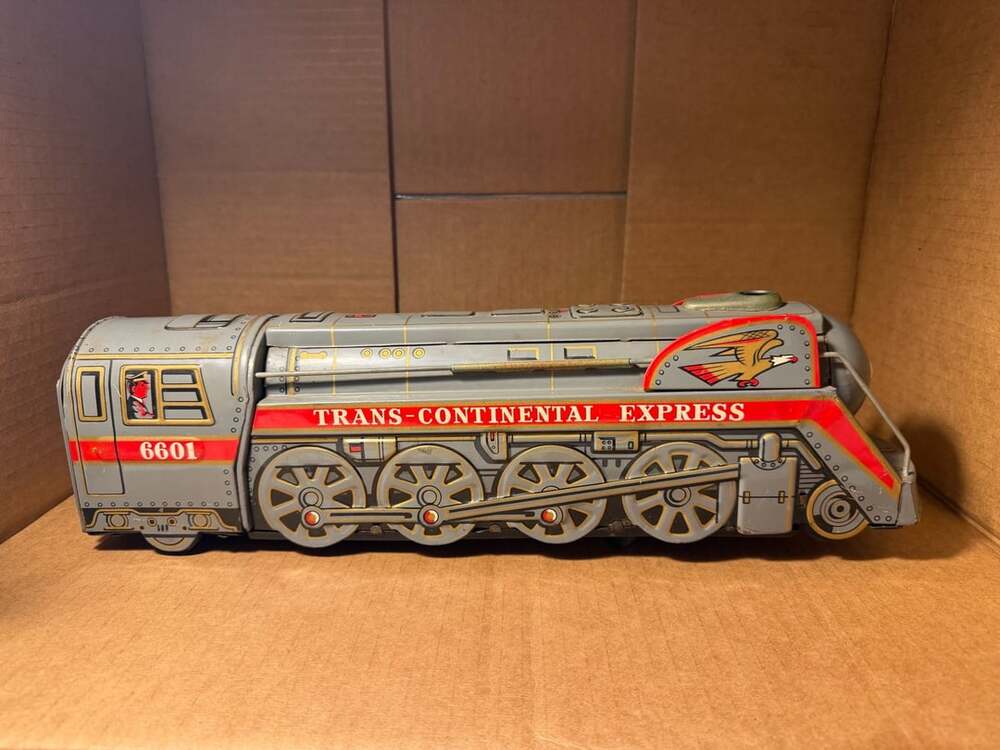 Modern Toys Trans Continental Express 6601 Tin Toy Train Locomotive